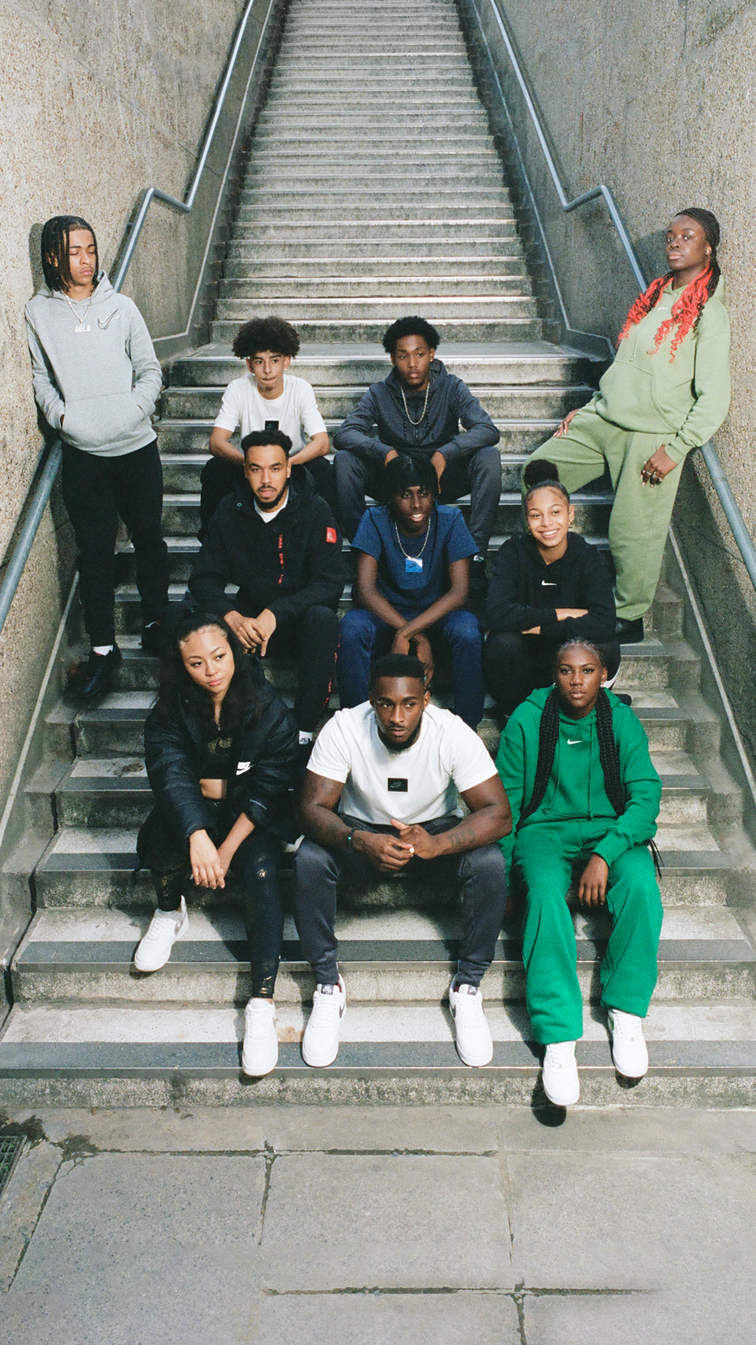 Sturdy Off dancers in the Nike Air Force 1 campaign